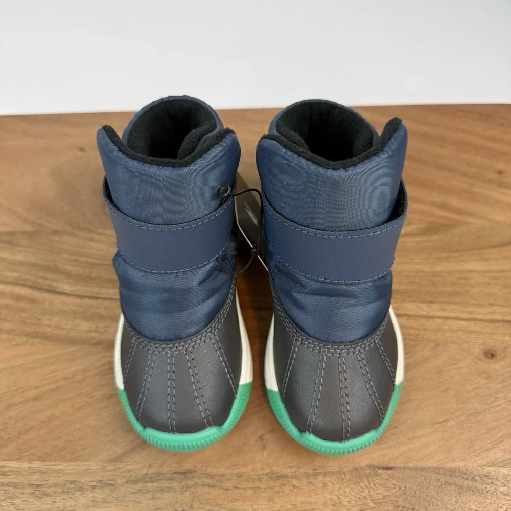New Little Kids Sorel Whitney III Waterproof‎ Blue Winter Mid Boots Size 8 C